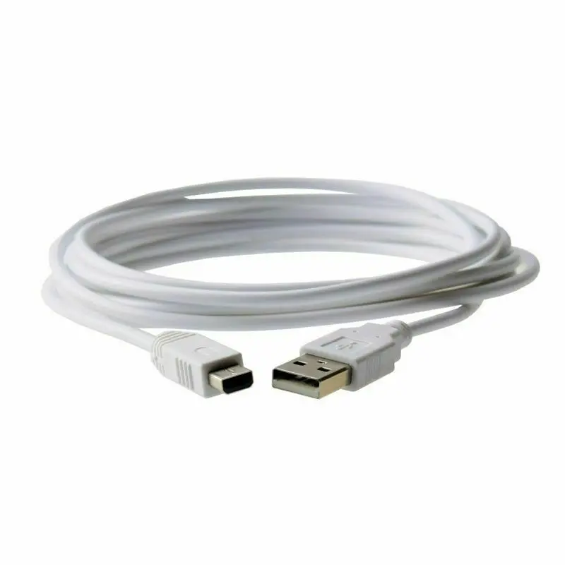 20 шт./лот 10 футов USB-кабель для зарядки NINTENDO Wii U геймпад контроллера 3 м |