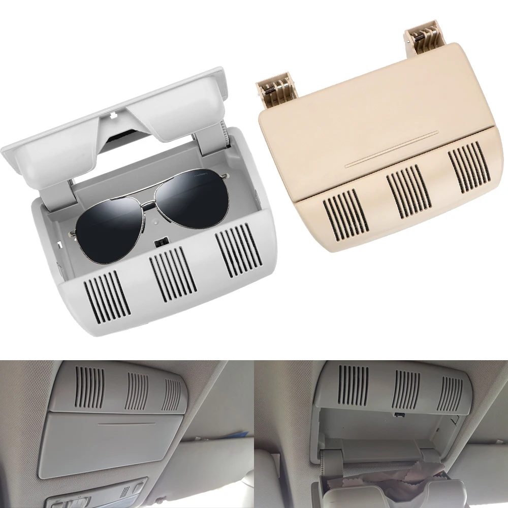 

Чехол для очков Skoda Octavia Fabia Roomster 1Z0868565E, автомобильные солнцезащитные очки, коробка для хранения на крышу, автомобильные аксессуары, зажим дл...