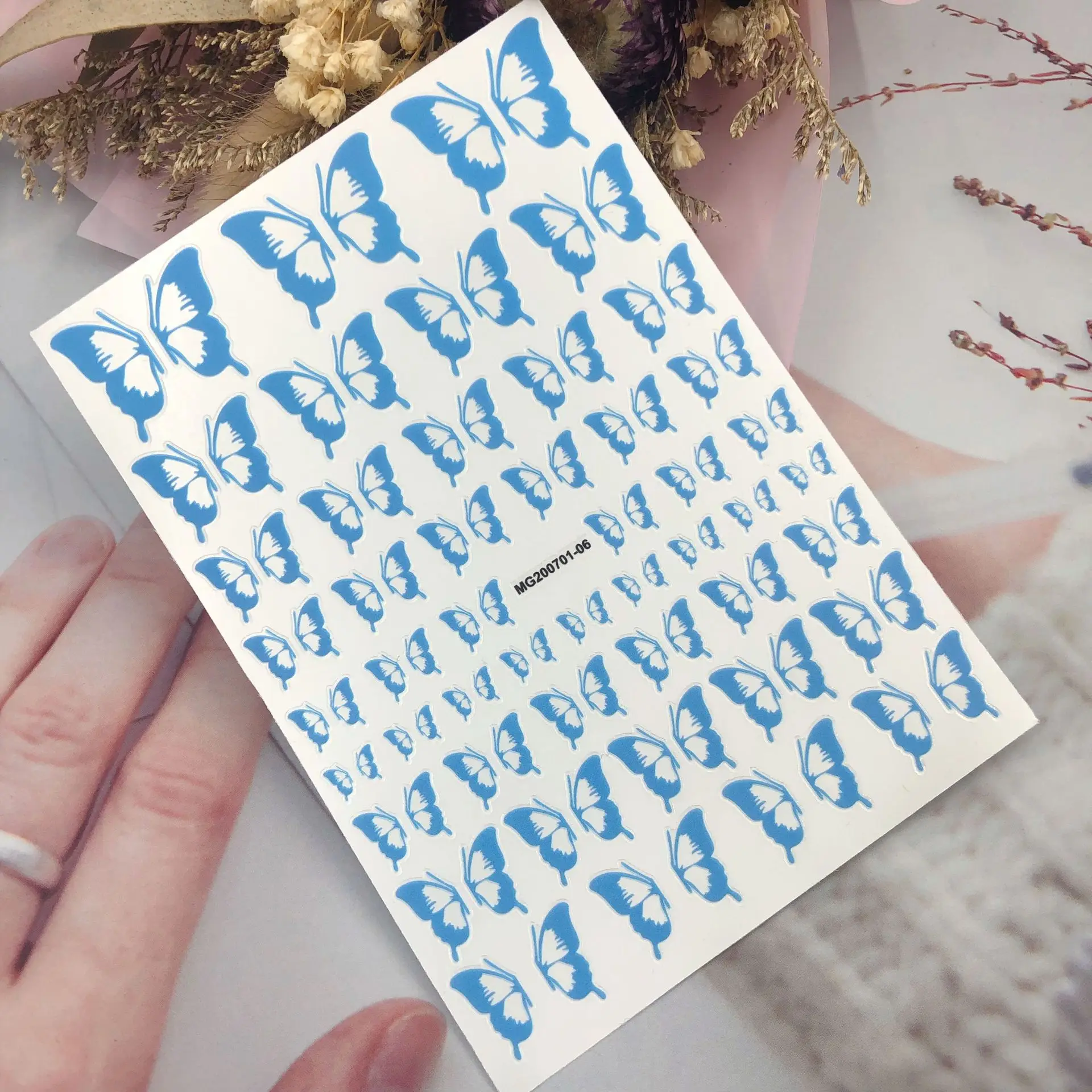 Стильные 3d наклейки для ногтей в японском стиле сделай сам Лидер продаж тонкие