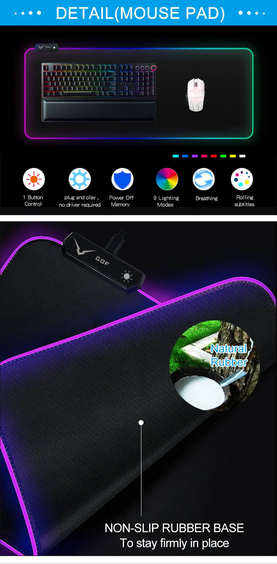Светодиодная подсветка игровая мышь Mause Pad Gamer RGB негабаритная светящаяся клавиатура для DOTA коврик для мыши Rainbow Six Siege World Of Warcraft