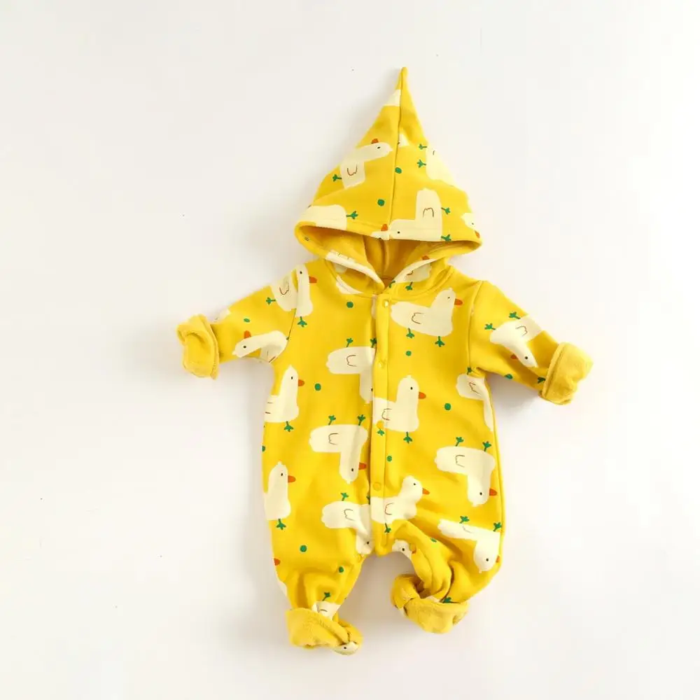 

Baby Onesies Cartoon Boys Rompers Baby Autumn and Winter Jumpsuits Newborn Animal Long Sleeve Baby Clothes Girls Onesies