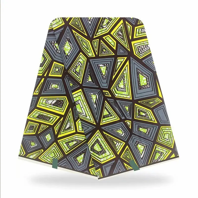 

African Prints Batik Fabric Real Wax 100% Cotton Sewing Material For Wedding Dress High Quality African Tissu 6yards