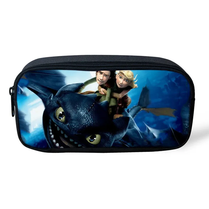 as pictures ThiKin мультфильм дракон 3D печать рюкзаки Карандаш сумка 3 шт. портфель школьные ранцы для мальчиков девочек Bookbag ранец - Цвет: as pictures