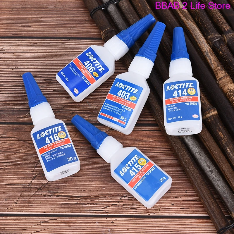 1pcs Useful 401/403/406 4 Different Types Adhesive Bottle Stronger Super Multi-purpose Universal Glue 20ml