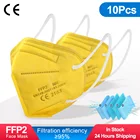 10-200 шт. ffp2mask ce kn95 mascarillas certificadas перезаряжаемая защитная маска для лица фотофильтр mascarillas ffp2