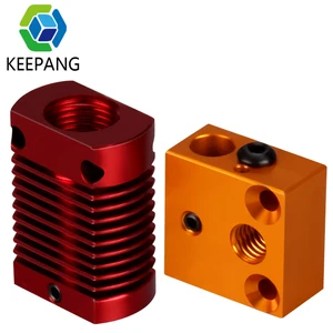 Нагревательный блок для 3D принтера, нагревательный блок CR10S, печатающая головка, нагревательный алюминиевый блок, радиатор сделай сам, нагревательный блок с горячим концом