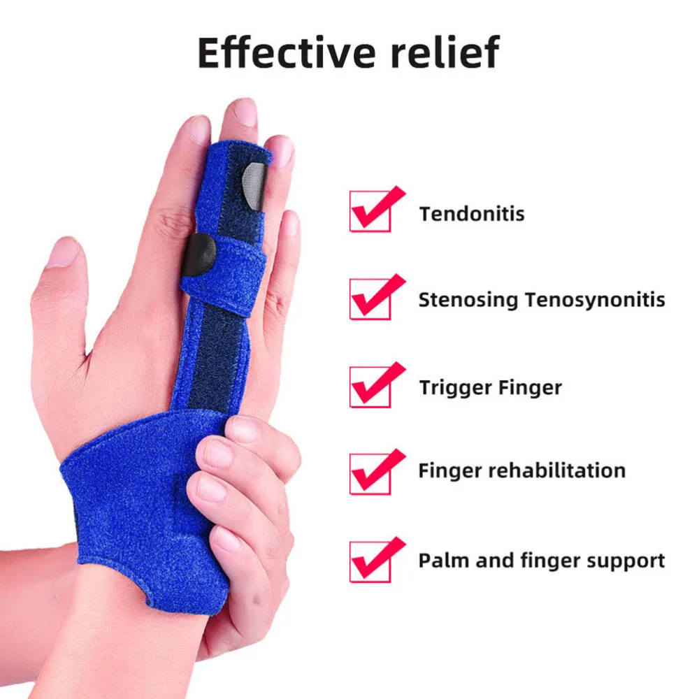

Finger Splint Support Brace Stabilizer Finger Wrap for Arthritis Tendonitis