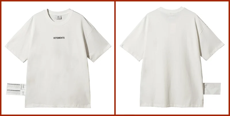 

New VETEMENTS Tshirt Men Women LOGO Letter Print Be Generous T Shirt Loose-sleeved Trend VETEMENTS T-shirt