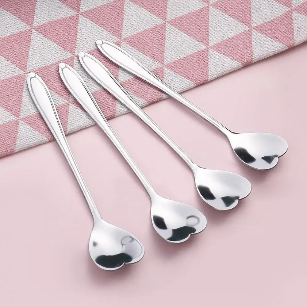 

Food Spoon Anti-deform Cake Spoon 3 Colors Ergonomic Convenient Anti-cracking Round Edge Cake Spoon