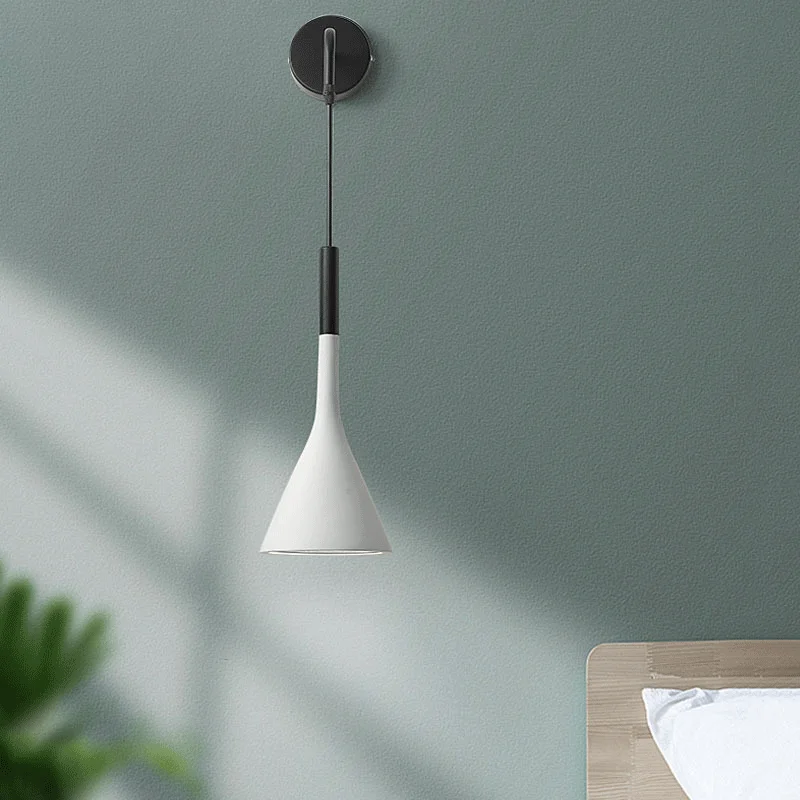 Прикроватная настенная лампа для спальни в скандинавском стиле современный