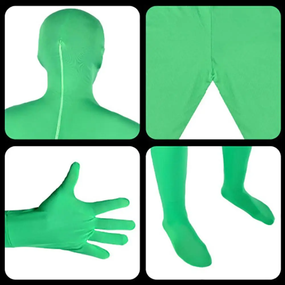 Skin Suit Photo Stretchy Body Green Screen Video Chroma Key Tight Comfortable Invisible Effect Photography Accessory | Электроника