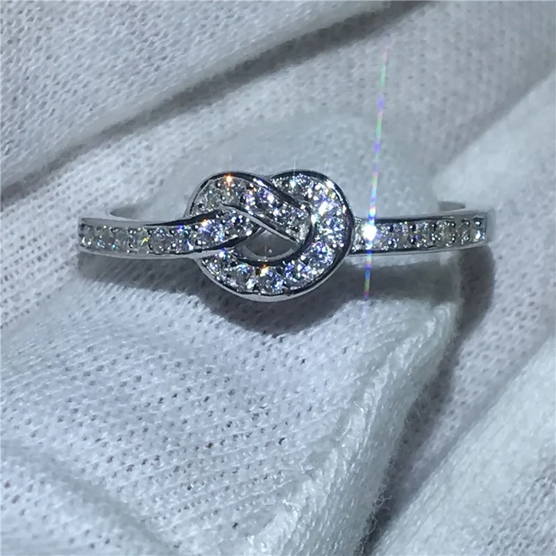 

Модное роскошное Ювелирное Украшение, 100% 925 Серебряное кольцо 5A Камень Циркон cz обручальное кольцо для женщин подарок на день рождения