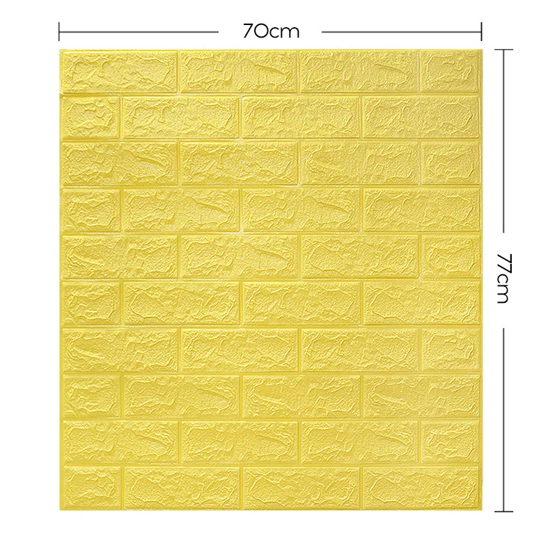 

New 3d three-dimensional wall stickers self-adhesive foam wallpaper waterproof moisture-proof and anti-collision wall stickers