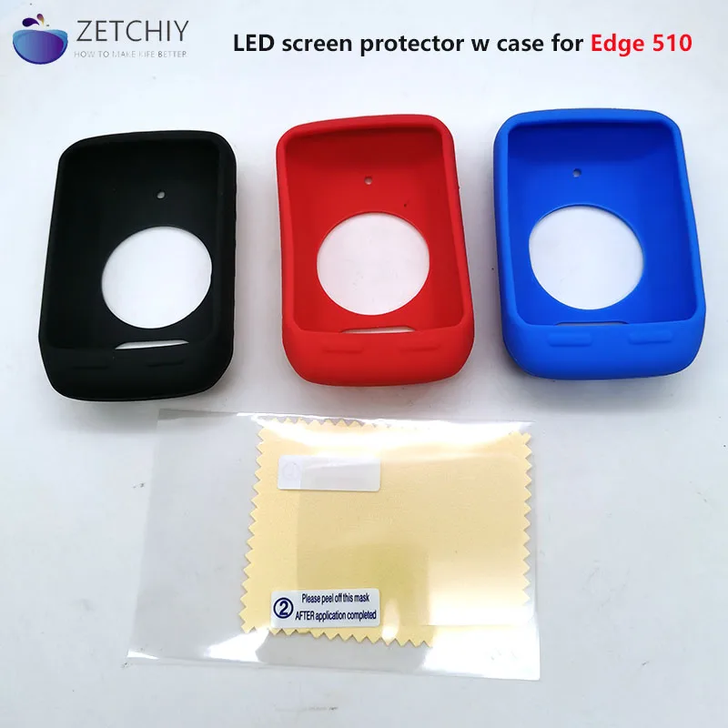 Универсальный Велосипедный гелевый Чехол и светодиодный защитный экран для Garmin