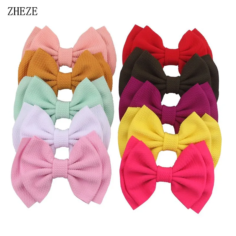 Модные Двухслойные банты для детей заколки волос ручной работы девочек