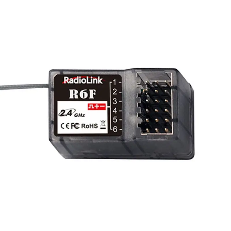 

Radiolink R6FG R6F 2.4G Receiver FHSS 6 Channel Radio Control System for RC4GS