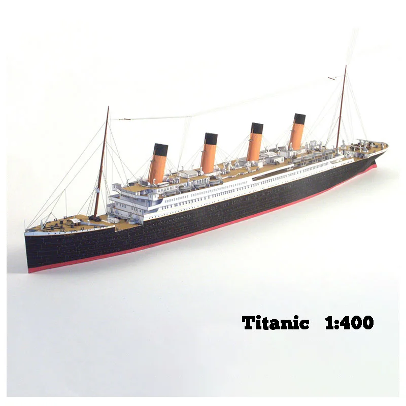 1:400 Титаник Британский Cruiser 3D бумага модель корабля собственными руками сделай