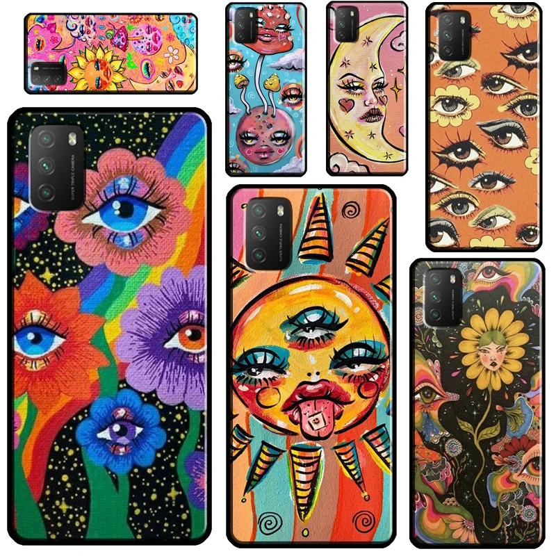 

Чехол Indie в стиле хиппи Для POCO F3 M4 M3 X4 GT X3 Pro, чехол для Xiaomi Mi 12 Pro 12X Mi 11 Lite 10T 11T Pro