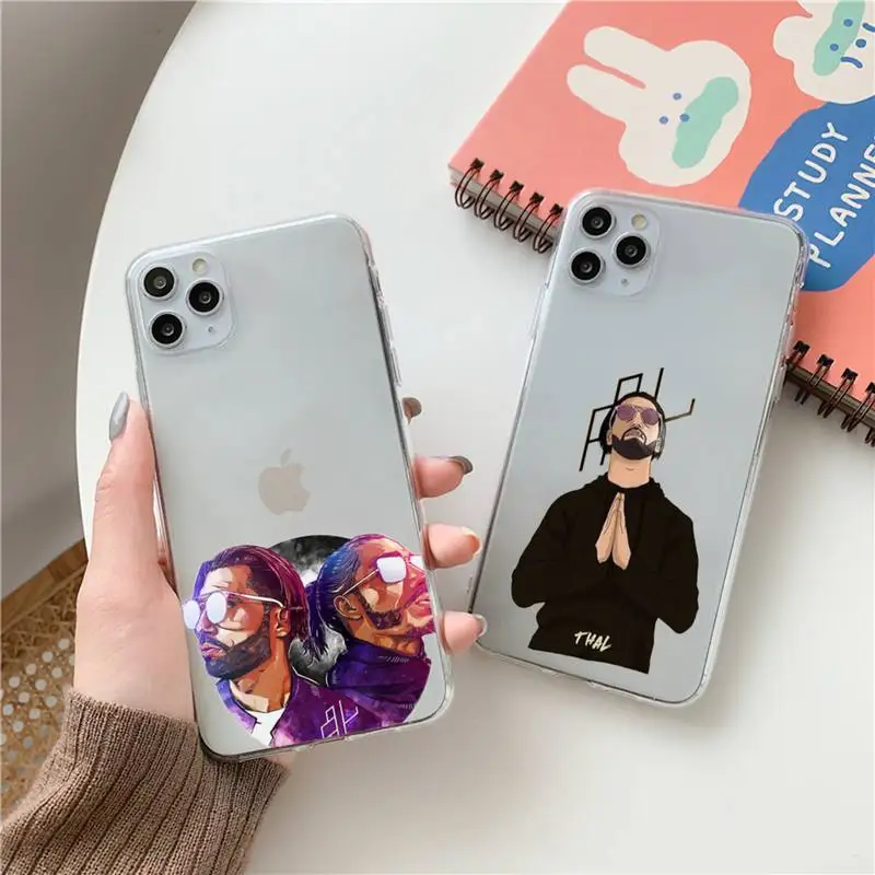 

PNL QLF Rapper Singer Phone Case Transparent for Clear iPhone case 11 12 mini pro XS MAX 8 7 6 6S Plus X 5S SE 2020 XR