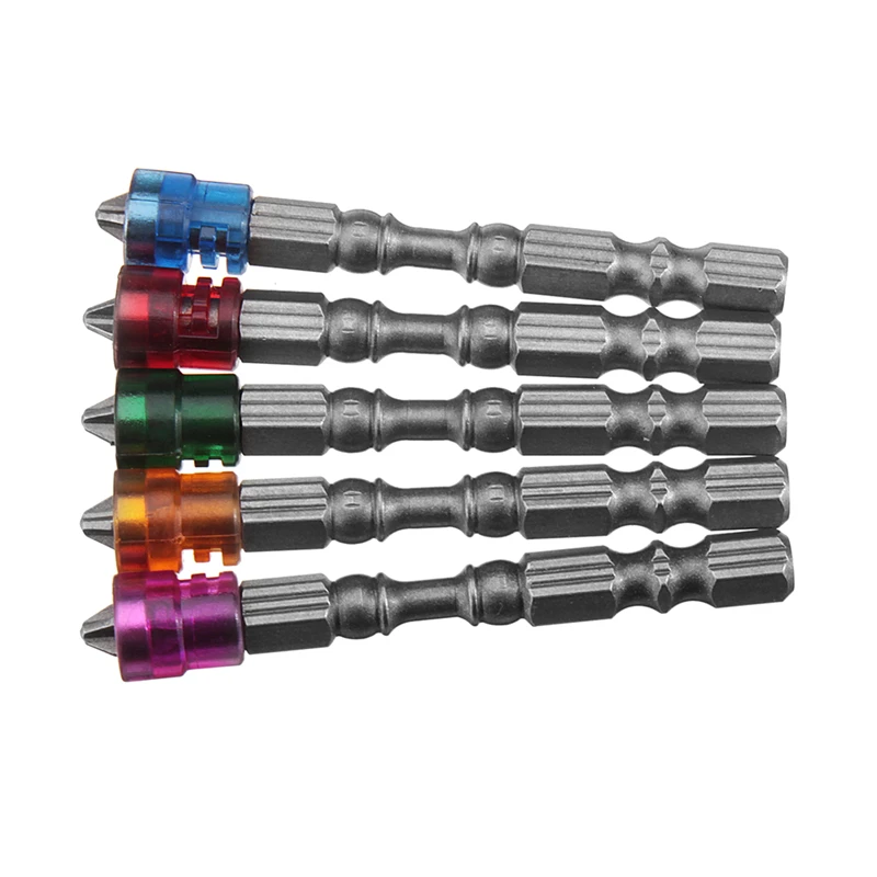 

1/2/3pcs Single Head Magnetic Screwdriver Bit Anti-Slip Hex S2 PH2 Electric Screw Driver Set For Power Tools