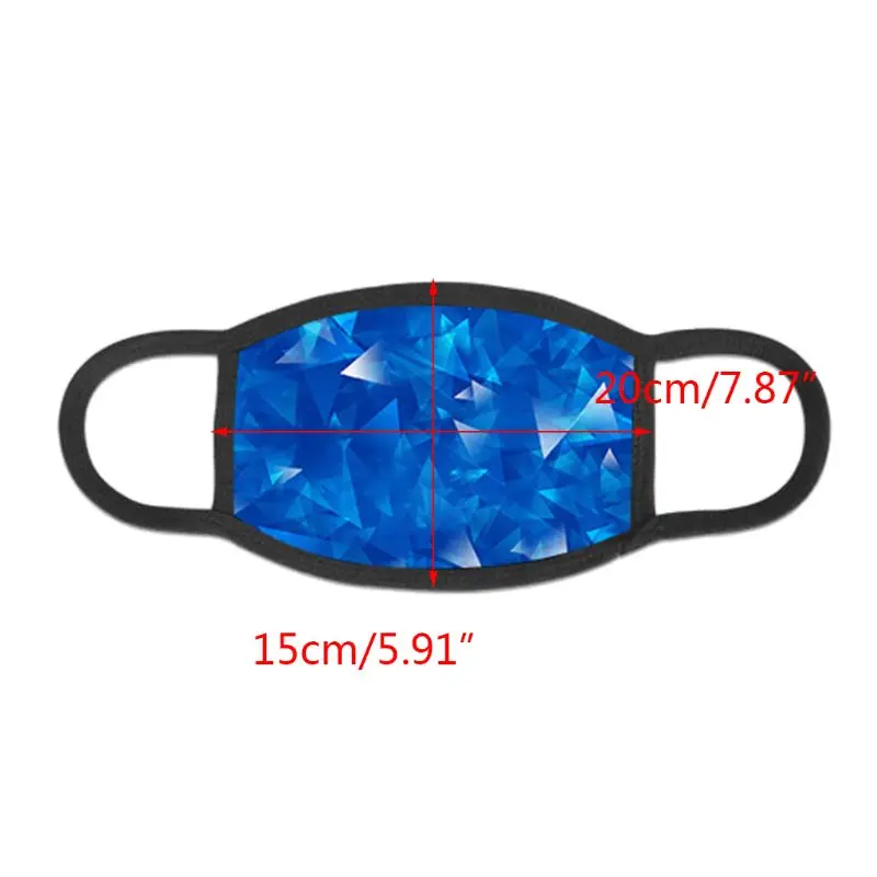 

Fashion Anti-Dust Cotton Face Masks Anti-Haze Printed Unisex Washable Breathable Mouth Mask Reusable for Adult/Children