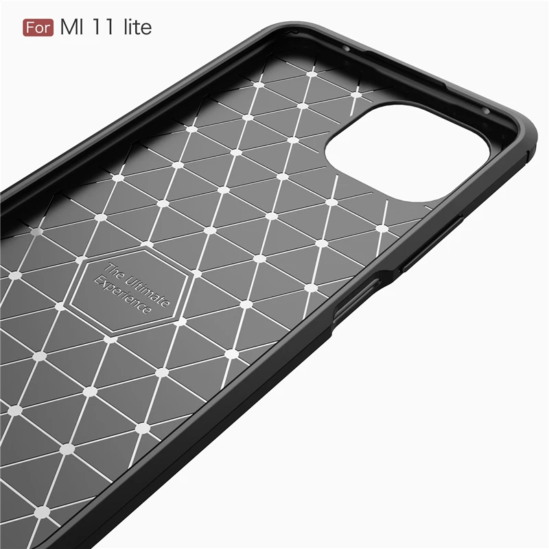 for xiaomi mi 11 lite case silicone shell soft fundas rubber protective case for xiaomi mi 11 lite cover for xiaomi 11 lite case free global shipping