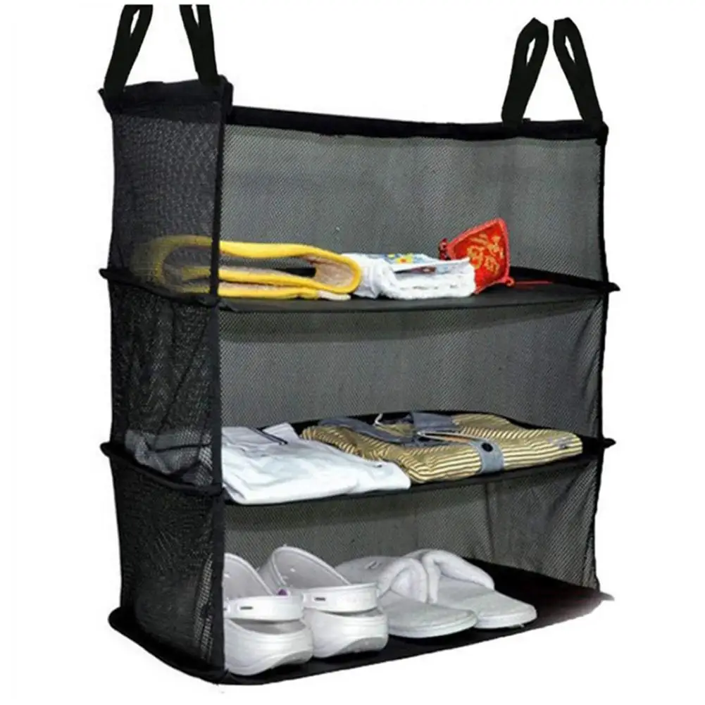 

Closet Storage Sturdy And Collapsible Closet Organizer Foldable Storage Shelf With Strong Load-Bearing Capacity In Home And Kit