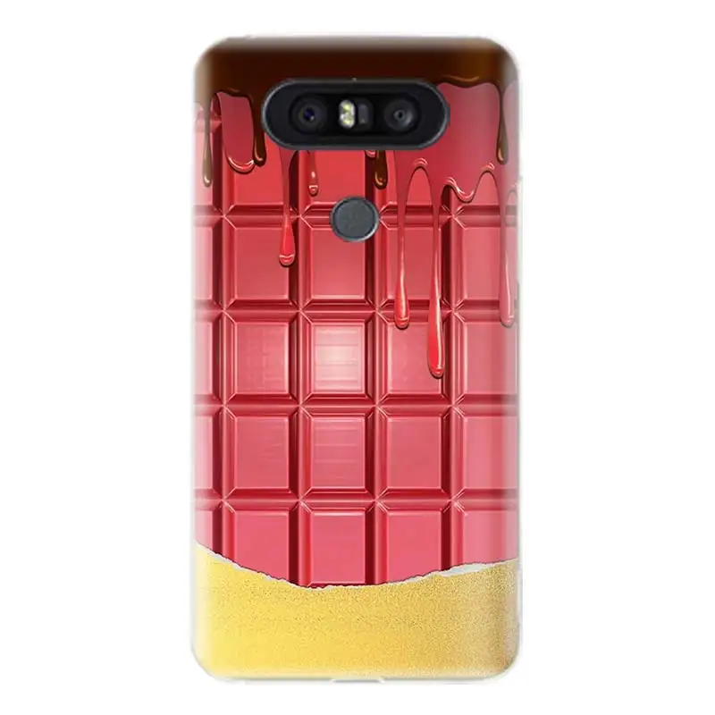 Alenka Gold Chocolate Cover Phone Case For LG V40 G6 G7 Q6 Q8 Q7 G5 G4 V30 V20 V10 K8 K10 2018 2017 Luruxy Coque Cases | Мобильные