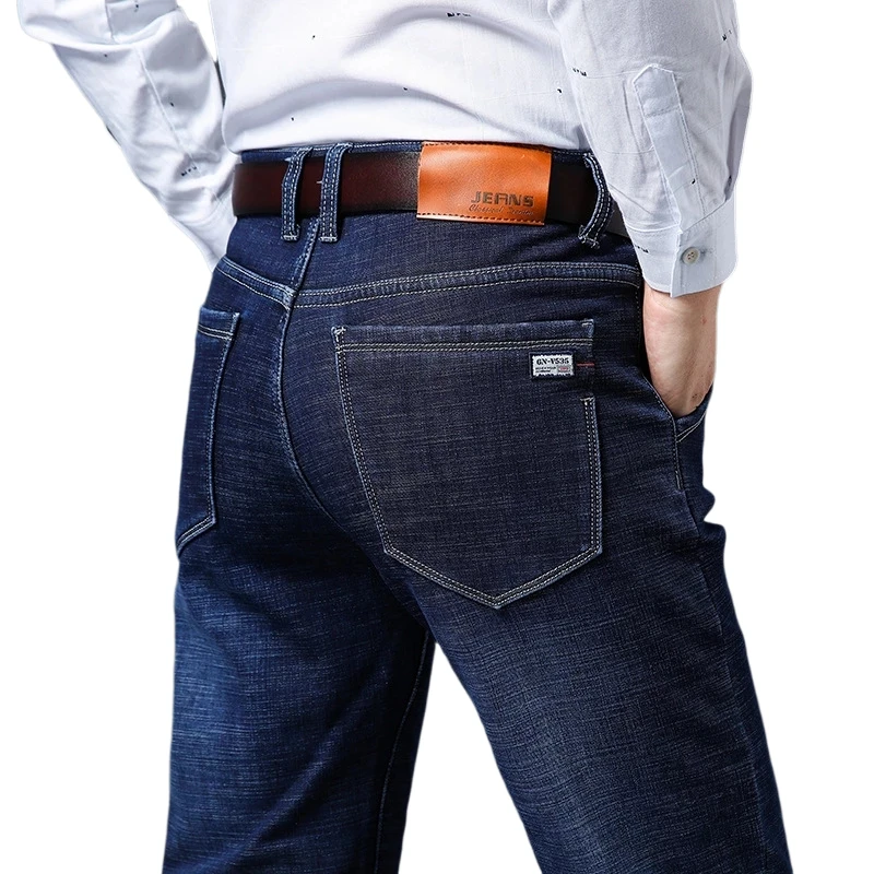 Мужские брендовые джинсы весна 2021 и зима новые высококачественные хлопковые