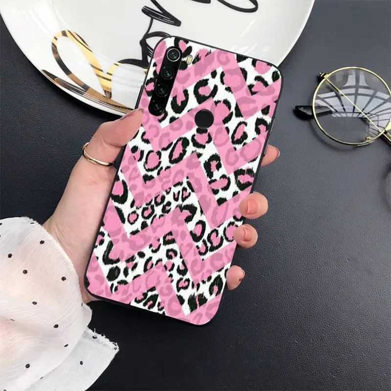 

Leopard Print Pattern pink phone case for Xiaomi Redmi 7 8 9t a3Pro 9se k20 mi8 max3 lite 9 note 9s 10 pro