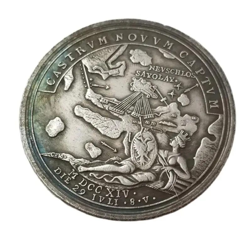 

Памятные монеты Алекс, коллекция латунных посеребренных монет, аксессуары для рукоделия сувенир домашнее украшение