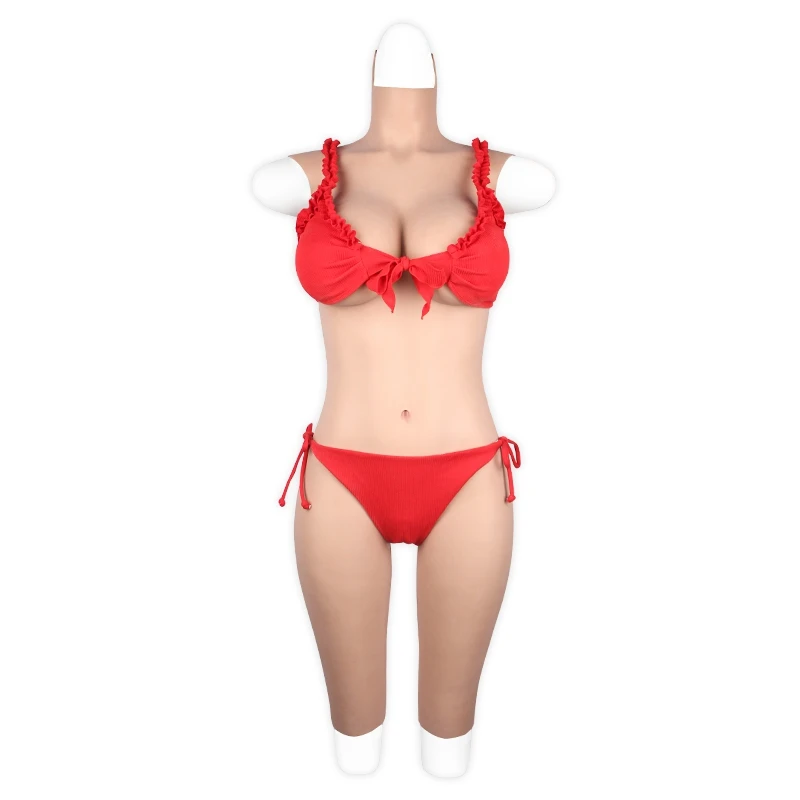 Искусственная вагина G CUP Реалистичная силиконовая грудь боди без рук для