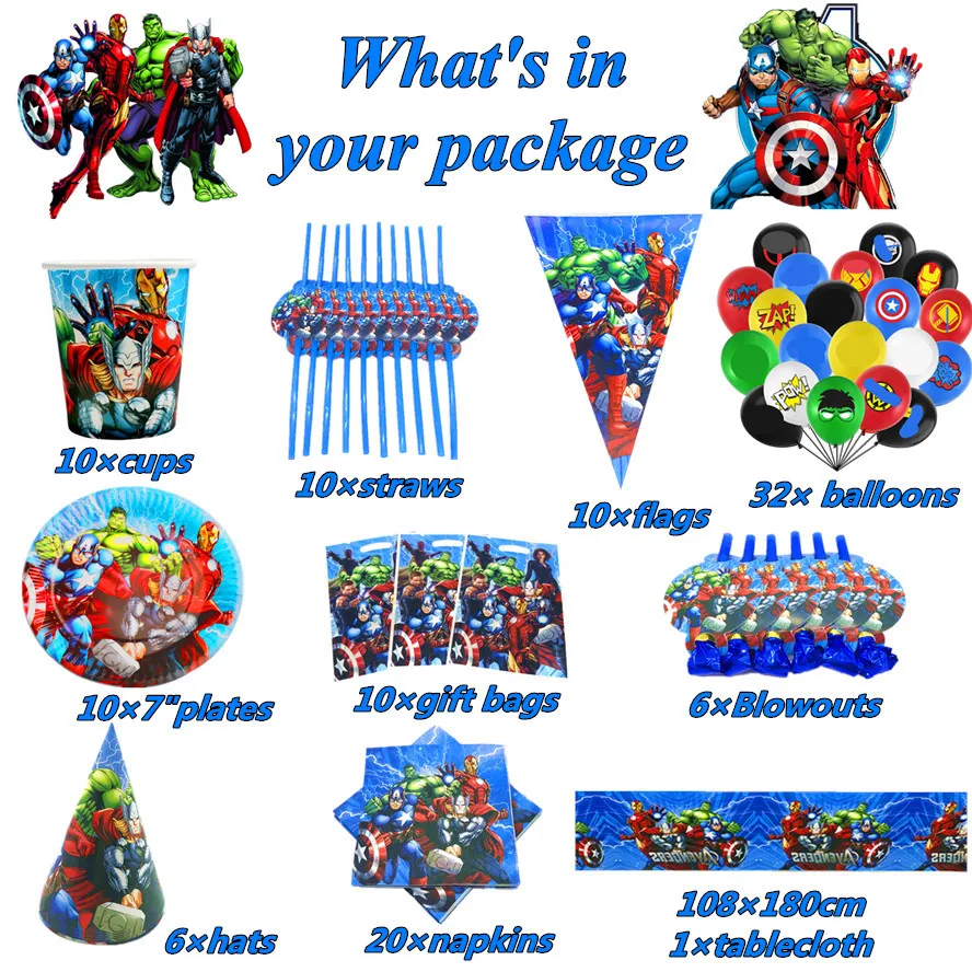 115 шт. детский аксессуар для вечеринки в честь Дня Рождения | Дом и сад