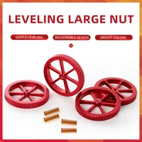 3d printer accessories 4pcslot hand twist leveling nut and hot bed die springs for ender 3 ender 5 cr 10 3d printing parts