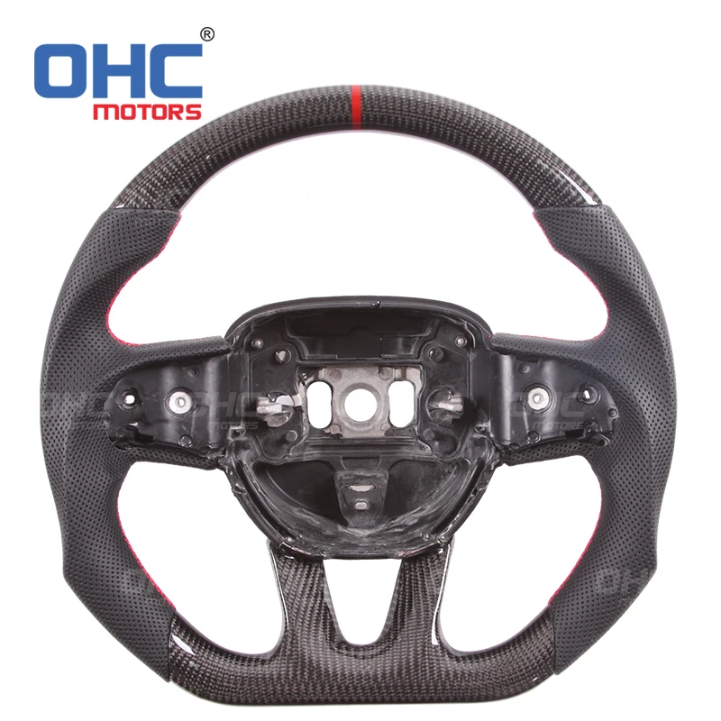 

Dodge Charger/Challenger Hellcat 2015-2019 рулевое колесо из углеродного волокна