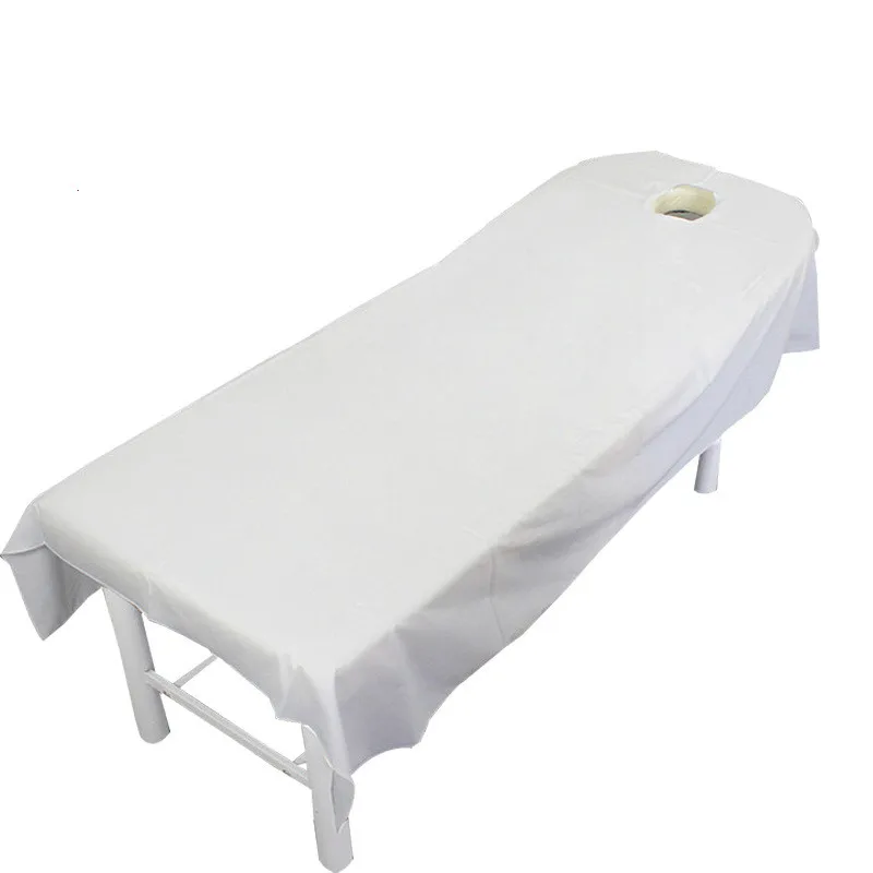 100% хлопок мягкая кровать листа Красота салон простыня для массажа тела спа