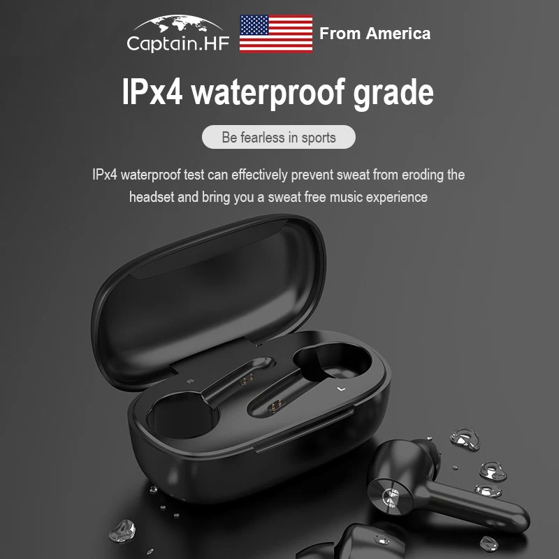 

Earbuds Monster Clarity 200 Portable Wireless Earphones, Touch Control, Charging Case, in-Ear Bluetooth, Bass Sound, Waterproof