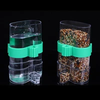 automatic bird pet drinker food feeder waterer clip for aviary cage parrot bird equipment birdcage accessories drinking fountain