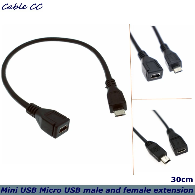 Удлинитель Micro USB Mini 3. 0 5Pin папа-мама | Компьютеры и офис