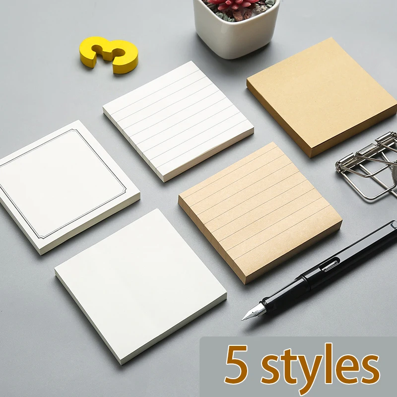 

Zanken cowhide sticky note n times sticker mark blank office thickened index sticker bookmark paper label note sticky