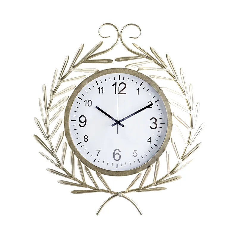 Modern Nordic Wall Clock 3d Large Clocks Home Decor Living Room Luxury Creative Watch Wheat Reloj Gift FZ461 | Дом и сад