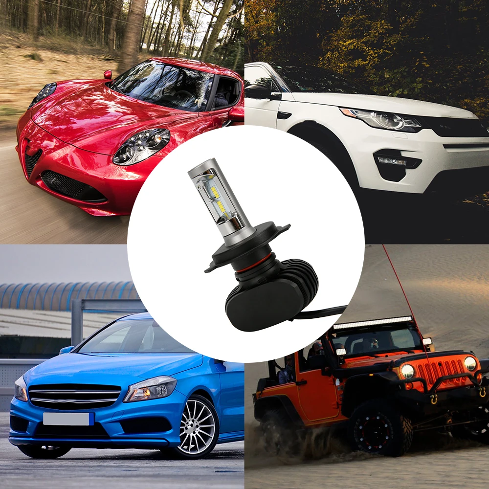 Светодиодный Автомобильные фары автомобиля фар Ксеноновые лампочки профессиональные автомобильные аксессуары для H4 H7 H11 9005 9006