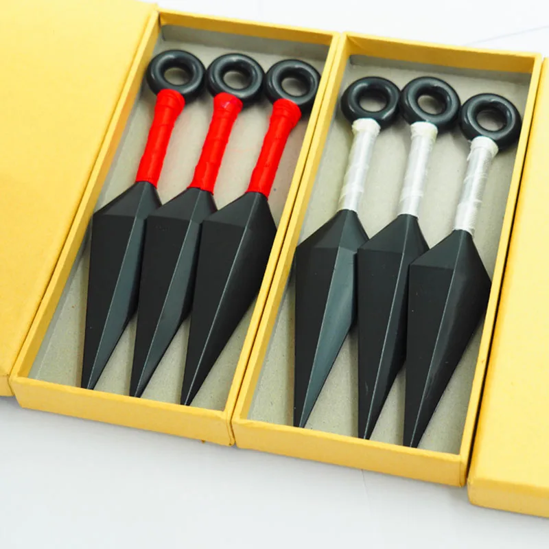 3 шт. Наруто ПВХ Косплей Аксессуары Хатаке Какаси Дейдара Харуно Сакура кунай