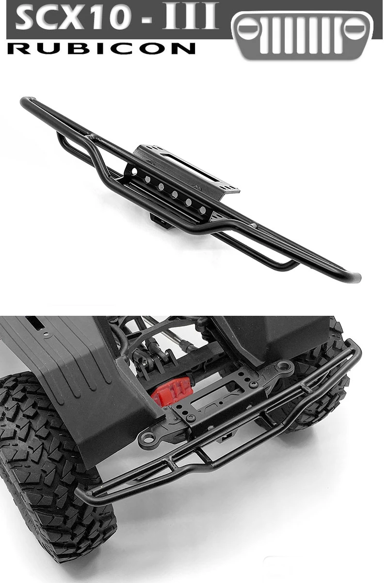 Металлический задний бампер для радиоуправляемых автомобилей CCAHND AXIAL SCX10