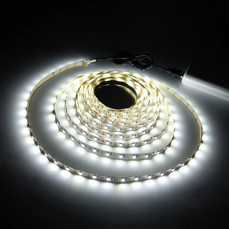 

TV Backlight Under Cabinet Lighting USB LED Strip lamp DC5V Flexible LED light Tape Ribbon 0.5M 1M 2M 3M TV Desktop back light