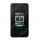 12 В 24 В BATT1  BATT2 переключатель аккумулятора мгновенный 7 контактов DPDT (вкл.) ВЫКЛ. Зеленый светодиод автоматическое выключение Переключатель для автомобиля лодки грузовика