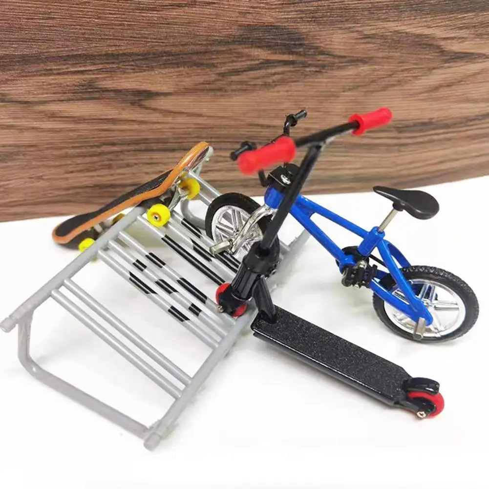 

Фингерборд велосипед реквизит сплав скутер для пальца скейтборд обувь аксессуары набор двухколесный мини-Скут инструменты Bmx велосипед де...