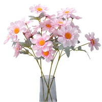 a bunch of 6 sun daisy artificial flowers for wedding diy hotel party home outdoor holiday decoration photography set