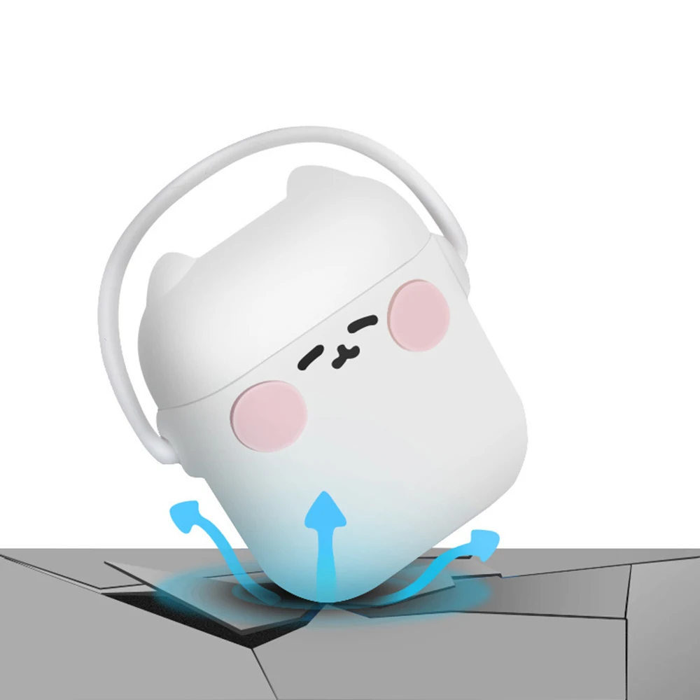 Для Apple Airpods 2 Чехол милый мягкий силиконовый Bluetooth наушники аксессуары защитный чехол для Air pods 1 чехол