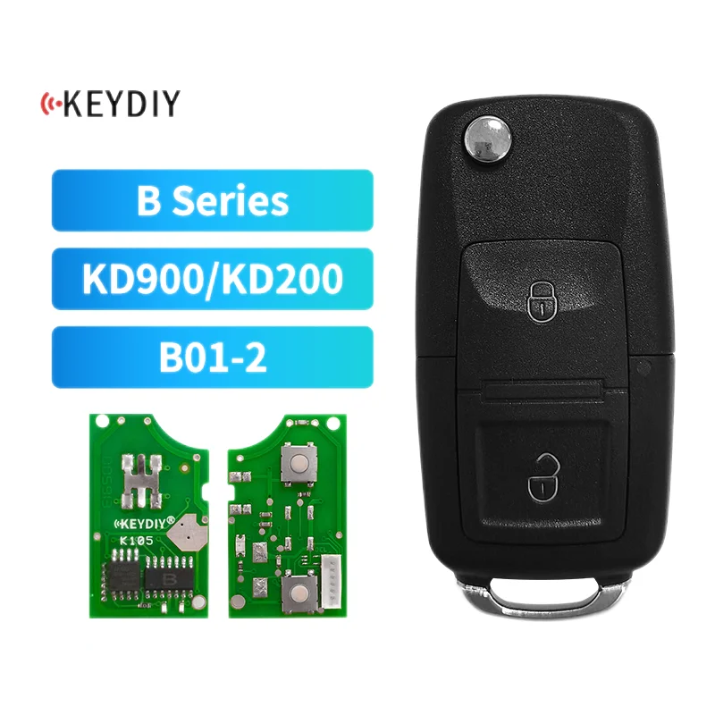 

KEYDIY 10 шт. B Series B01-2 2 кнопочный пульт дистанционного управления для программатора ключей URG200/KD900/KD200